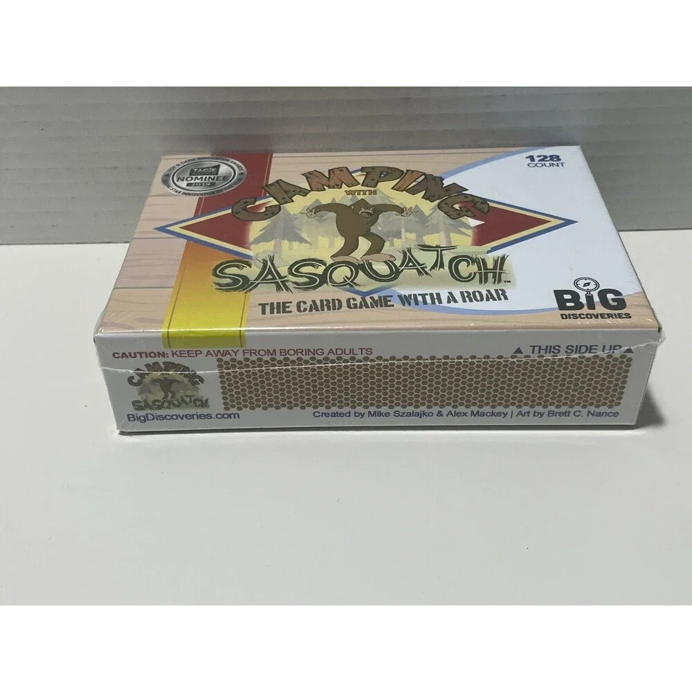 Camping With Sasquatch Card Game Big Discoveries New Sealed NIB